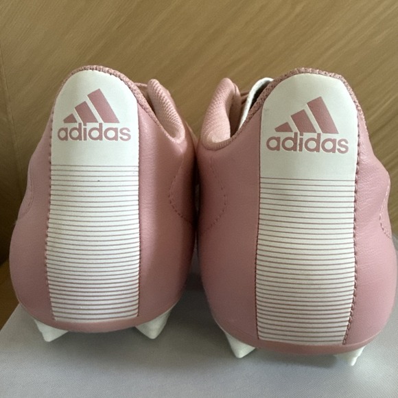Adidas Goletto VIII FG Cleats Pink White Lace-Up Running Soccer Shoes M- 13 W-14 - Picture 6 of 8